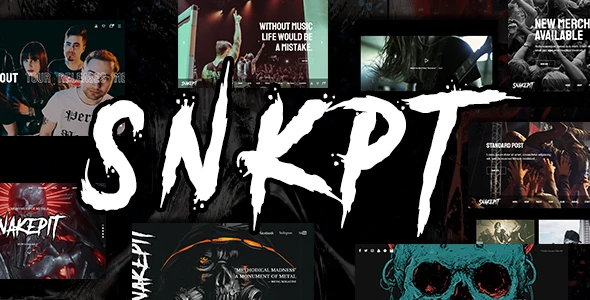 Snakepit – A Rock and Metal Oriented Music WordPress Theme